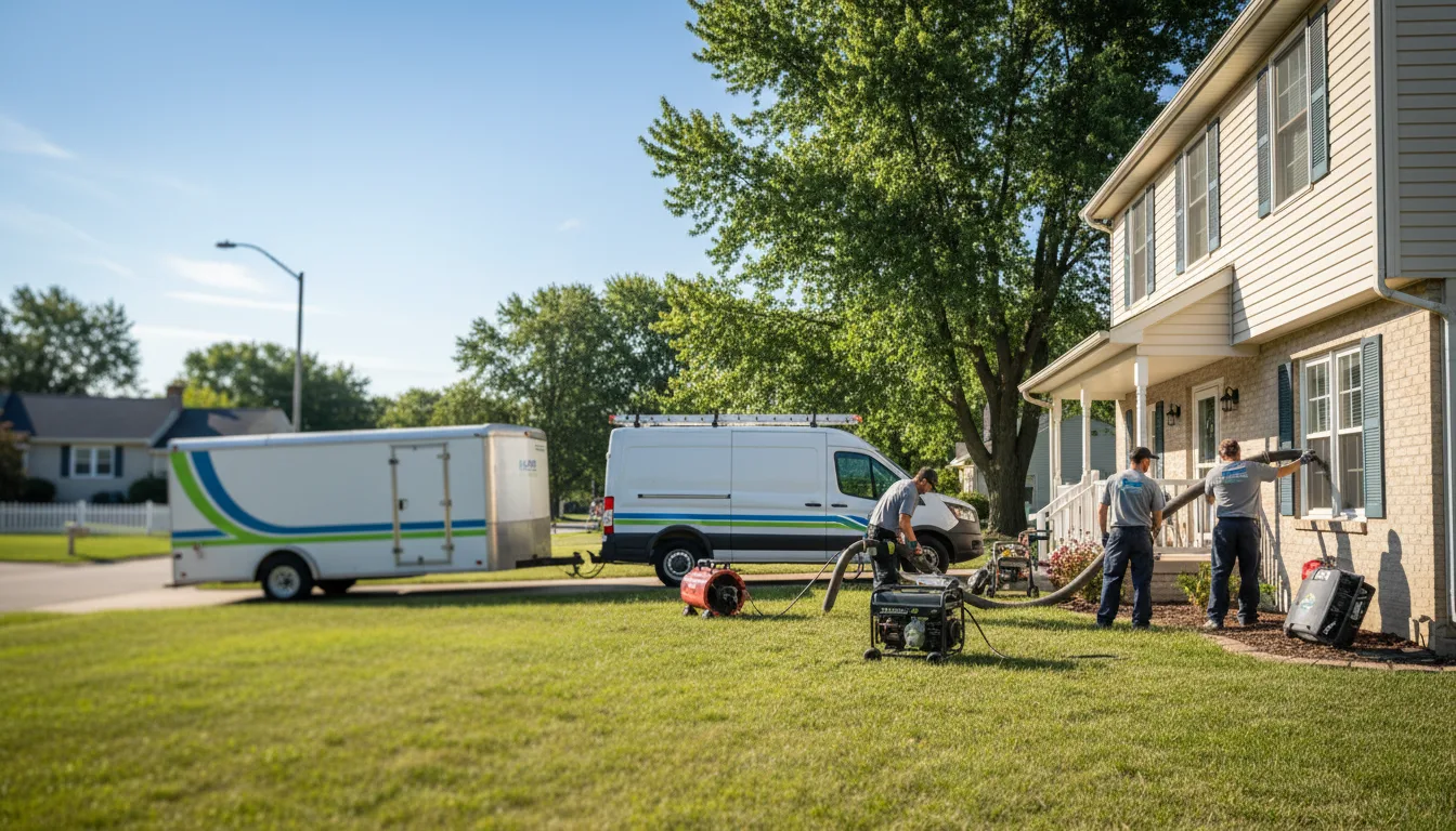 Flooded Basement Restoration And Cleanup With Repair in Buffalo Lake, MN near me